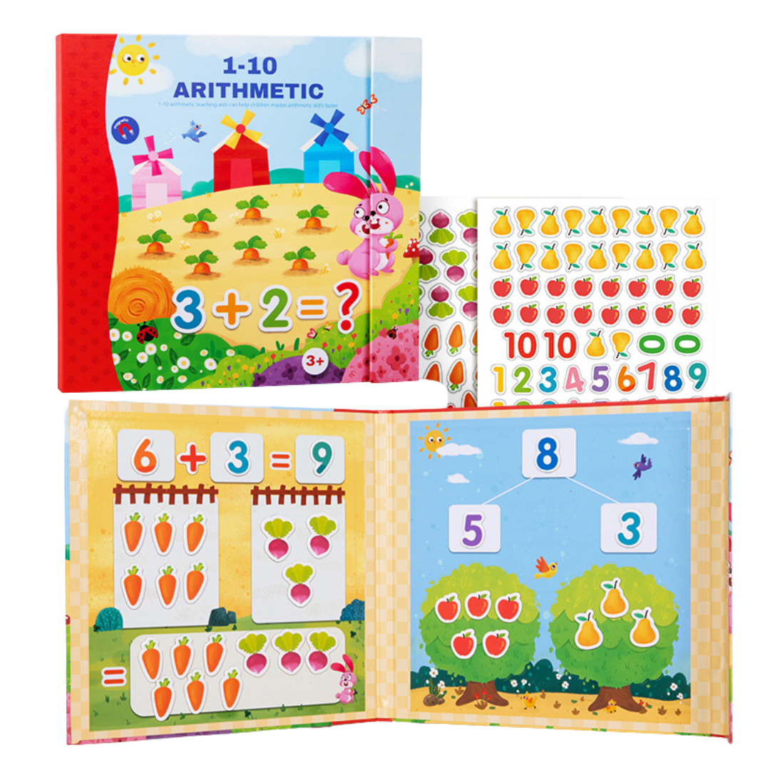 Magnetic Math Activity book