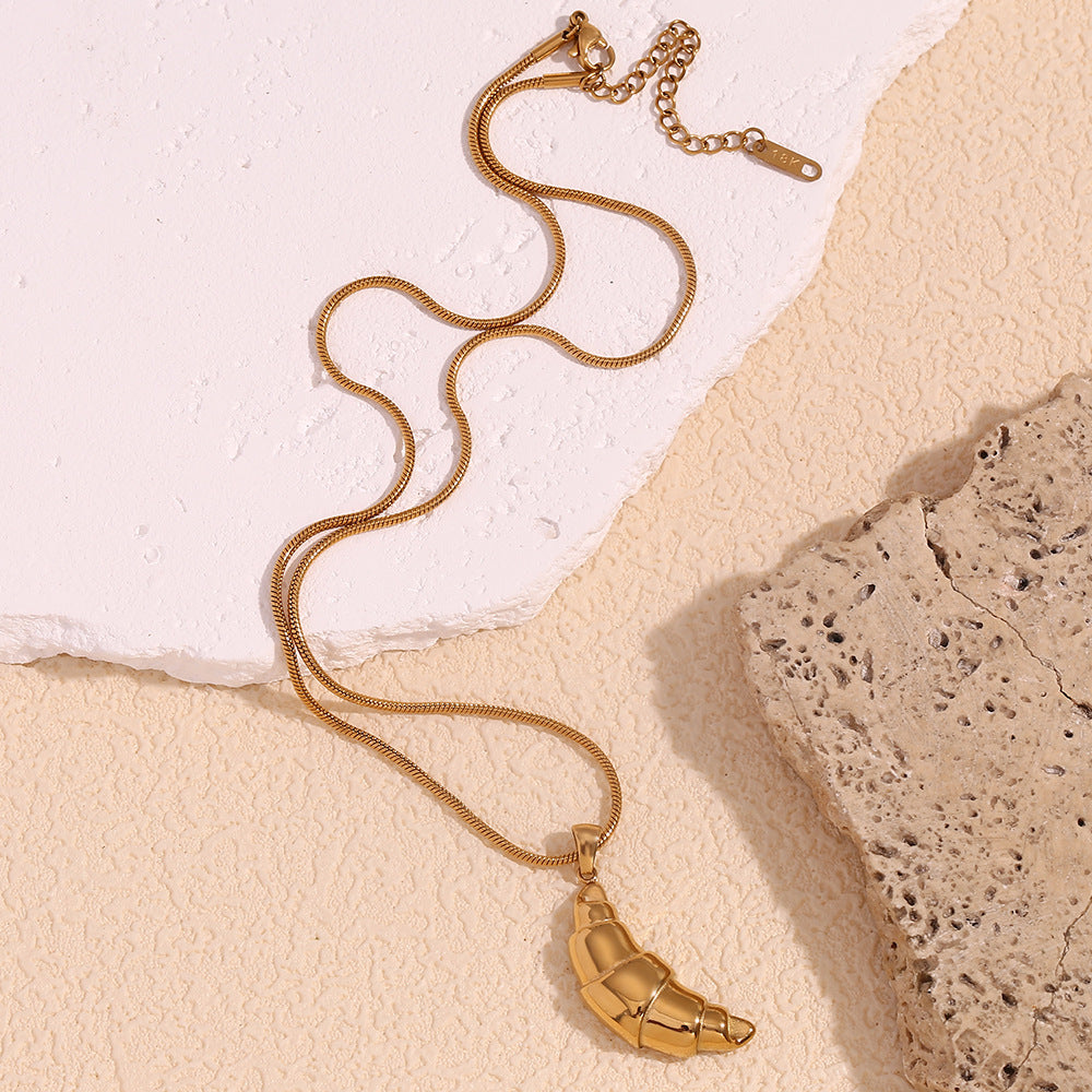 Croissant Snake Chain Necklace
