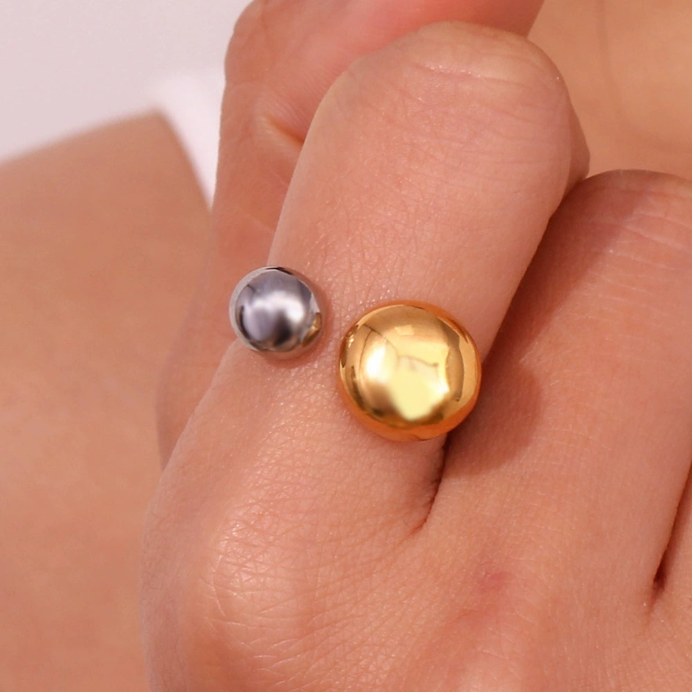 Dual-Tone Open Ring