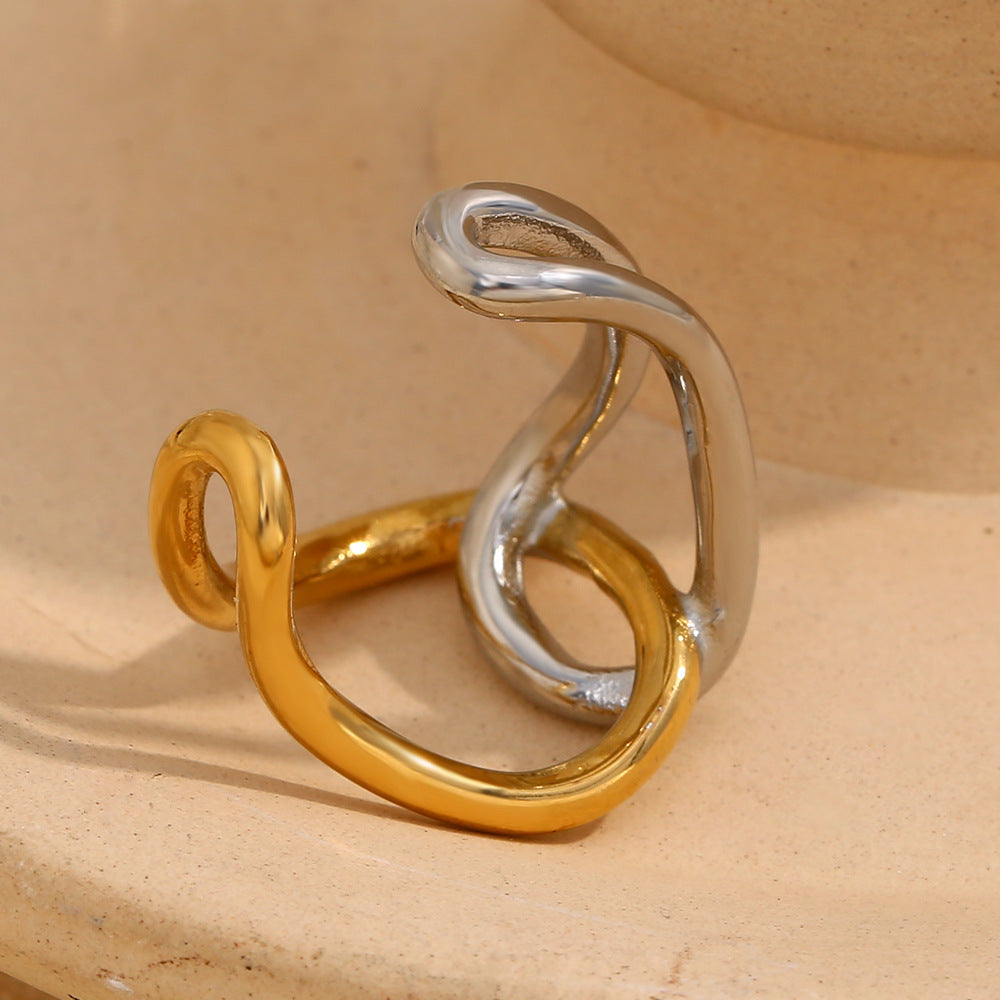 Minimalist Double-Layer Ring