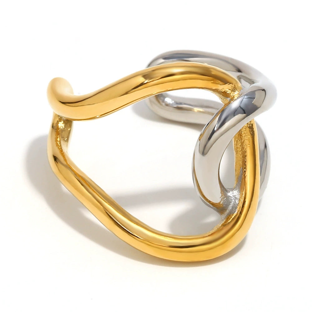 Minimalist Double-Layer Ring