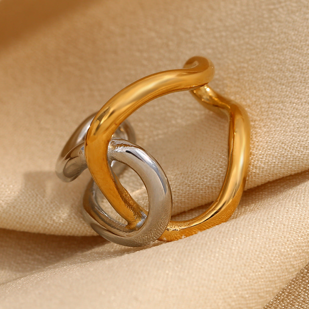 Minimalist Double-Layer Ring