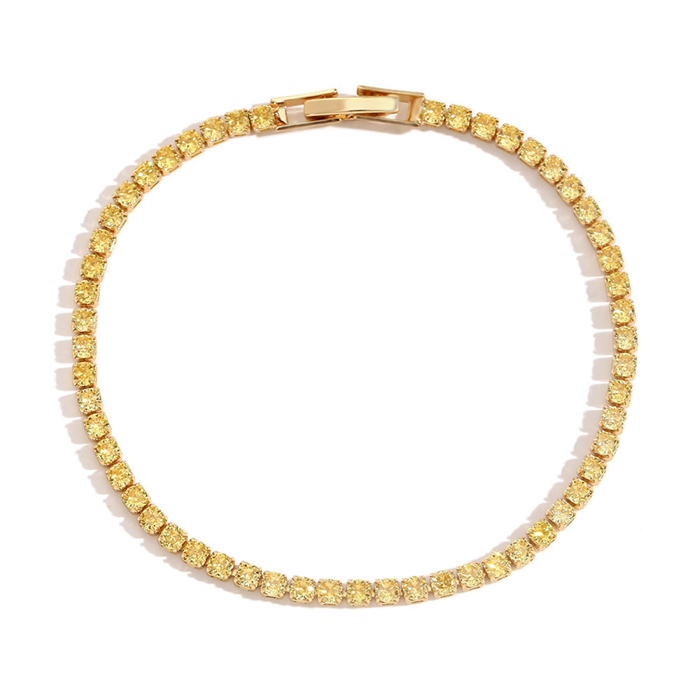 Minimalist Gold Plated Zircon Bracelet