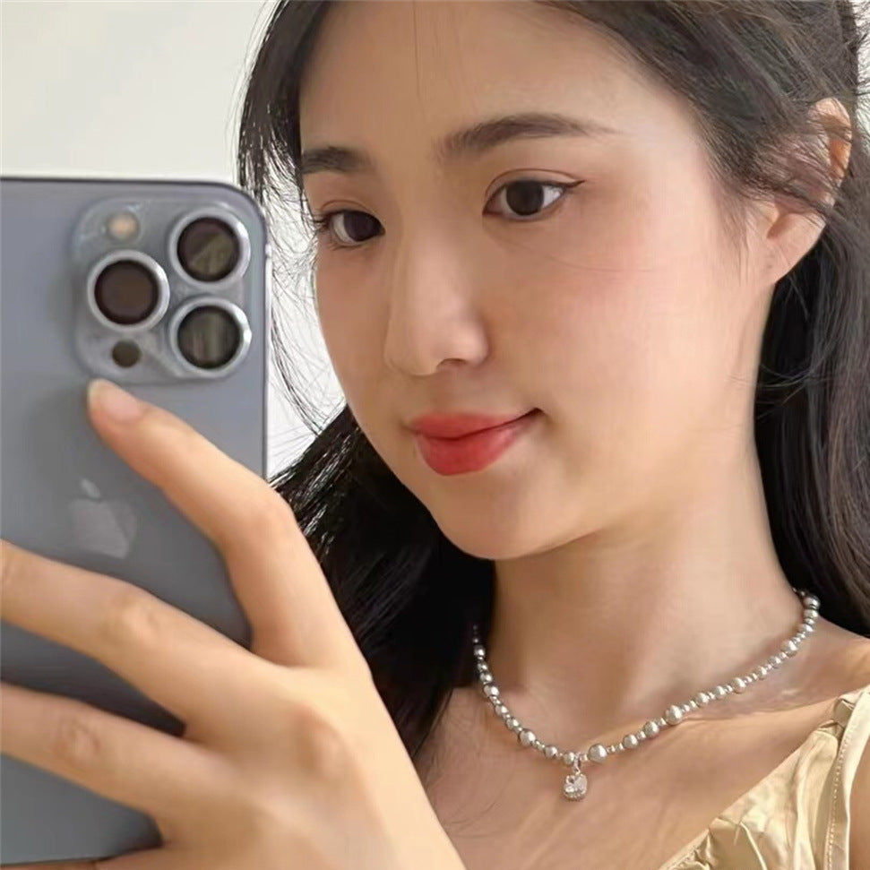 Pearl With Diamond Necklace