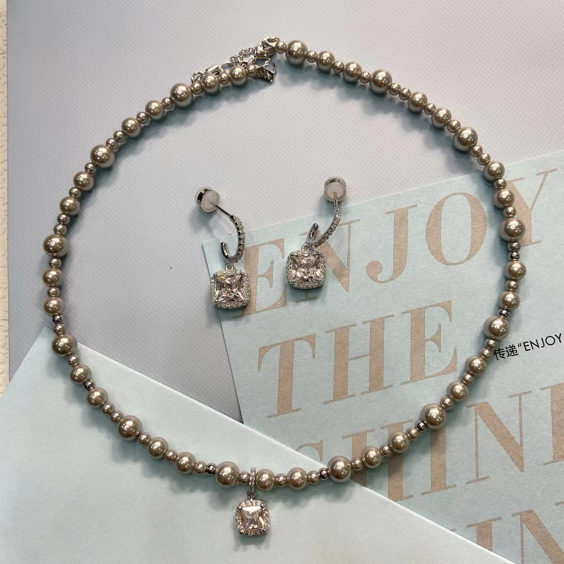 Silver Mist Diamond Earrings