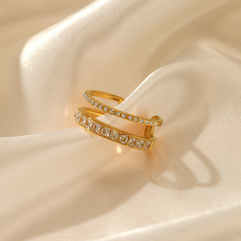 GlimmerStack Adjustable Ring