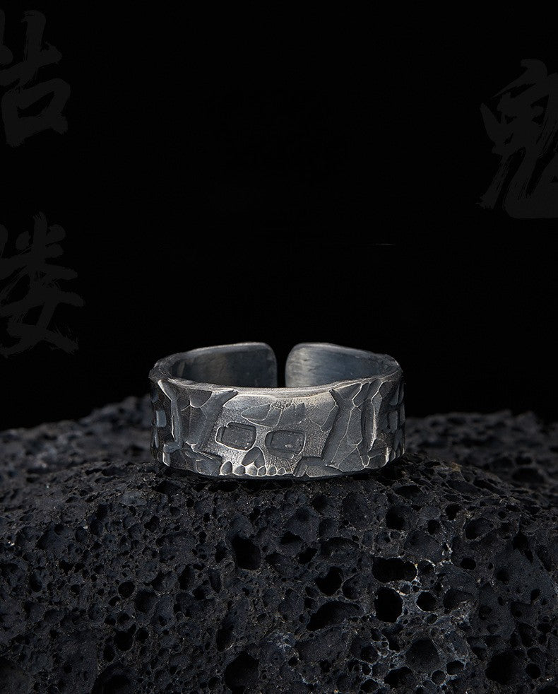 Silver Skull Ring