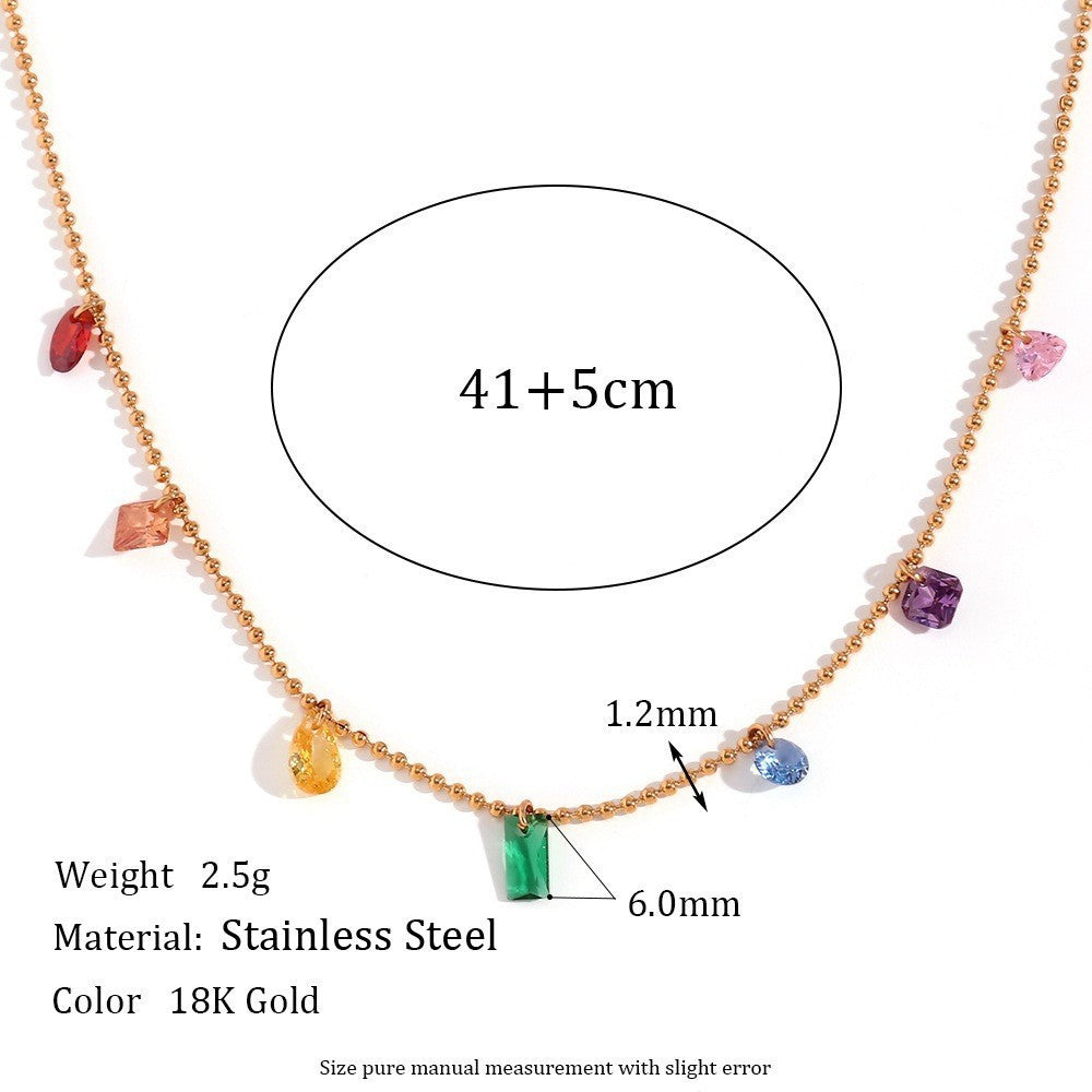 Confetti Charm Necklace