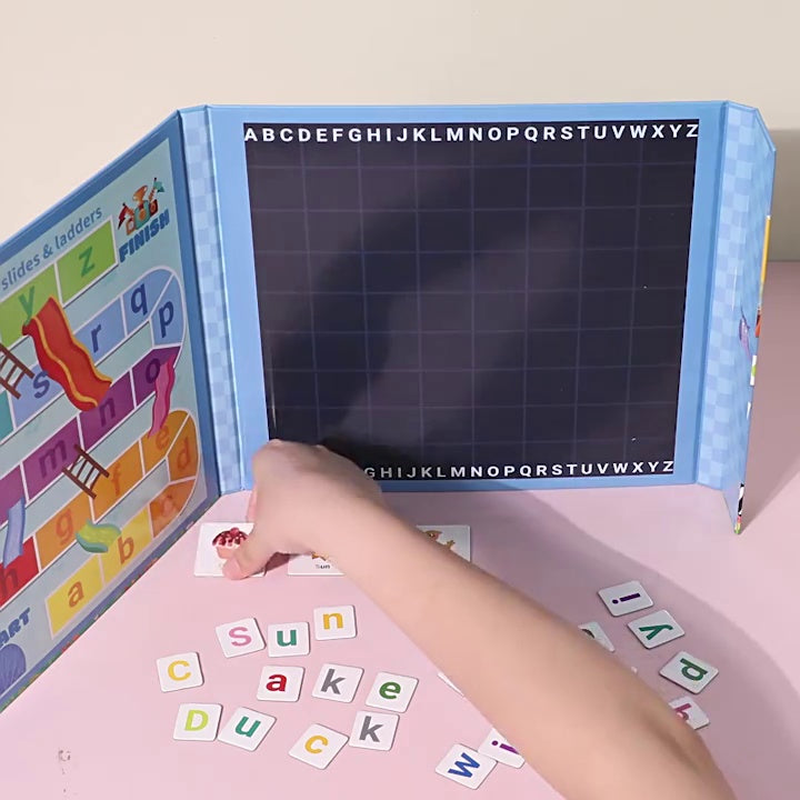 Magnetic Alphabet Book – Spelling & Word Game for Early Learning