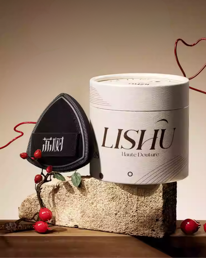 Lishu Ultra-Soft Black Triangle Makeup Puff – Dry & Wet Use for Flawless Base