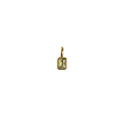 DIY Birthstone Charms – 18K Gold Zircon Pendants | STUD