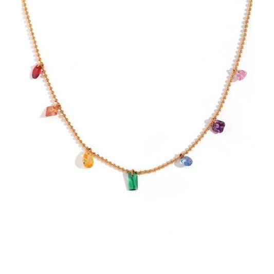 Confetti Charm Necklace