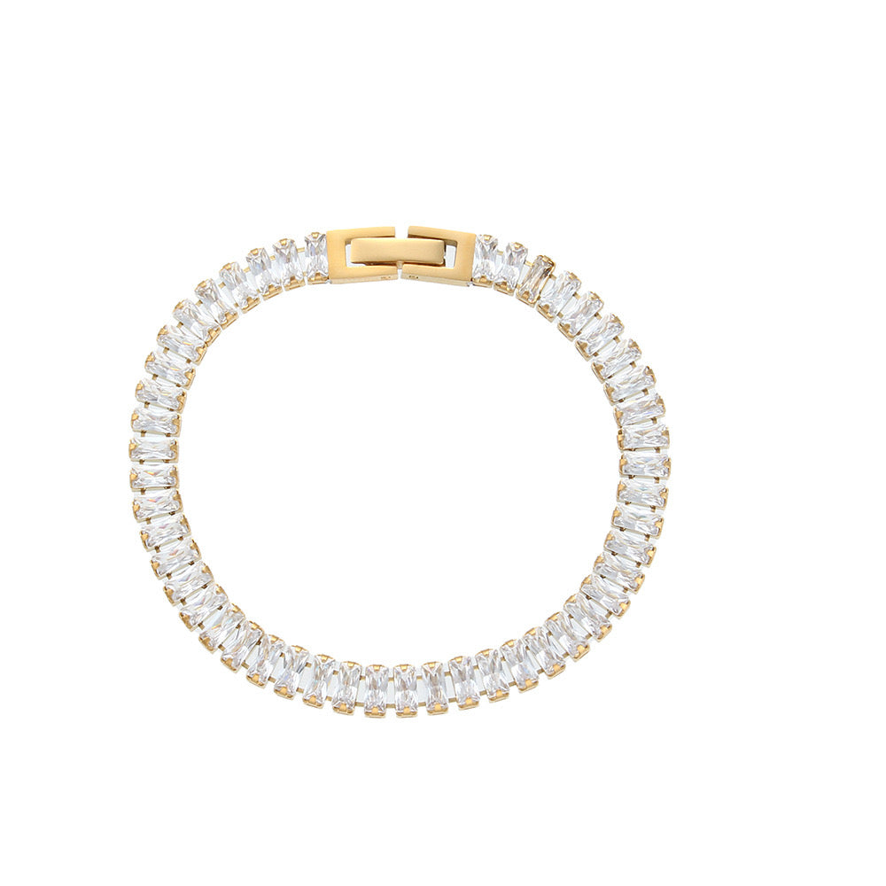 Luxe Clear Emerald Bracelet