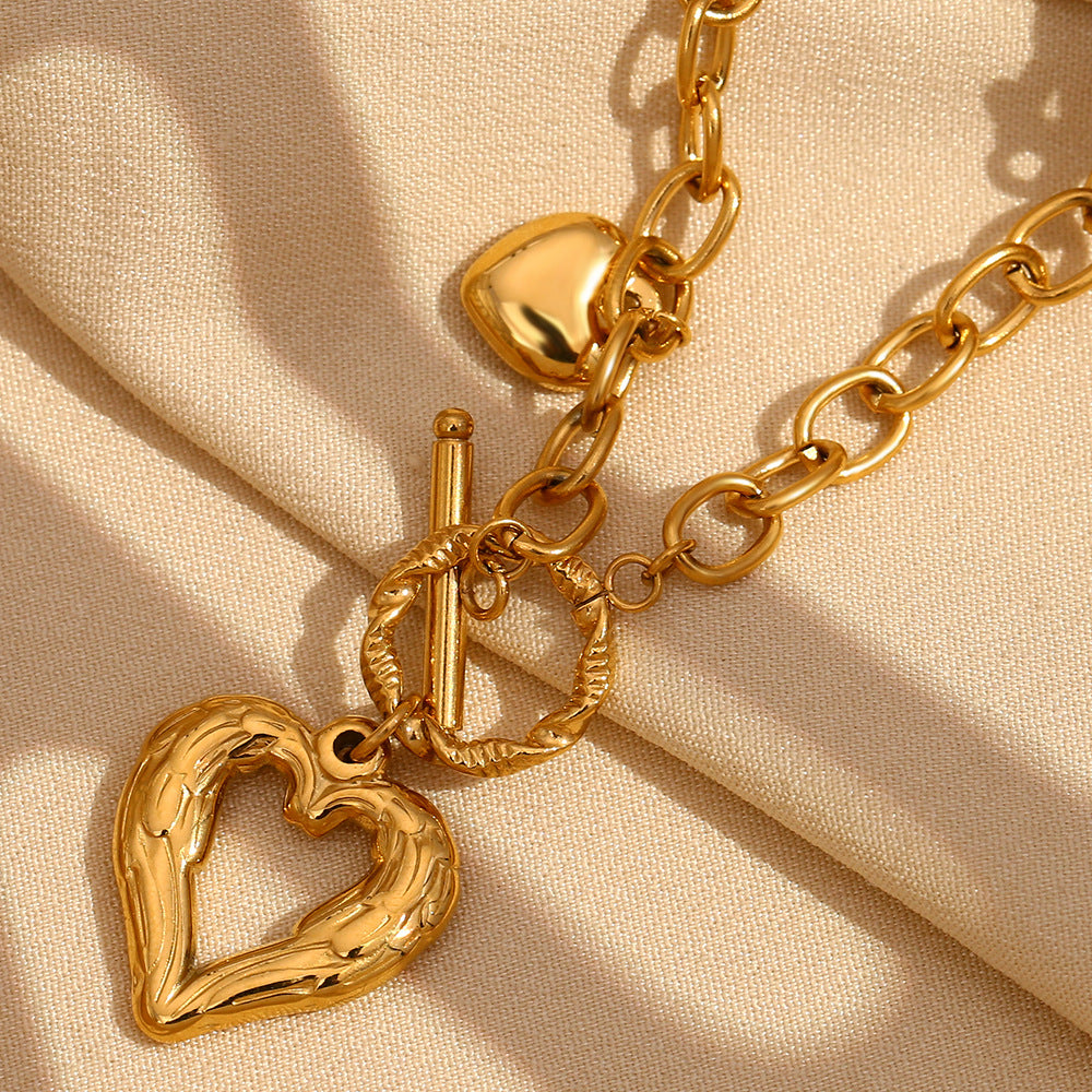 Bold Heart O-Link Necklace