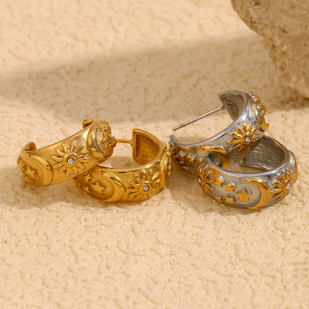 Celestial Gold Earrings