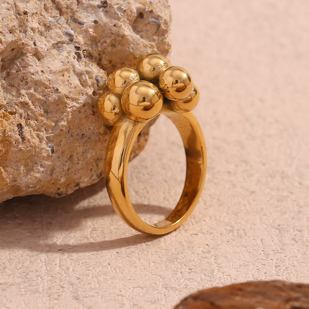 Gold Bubble Ring