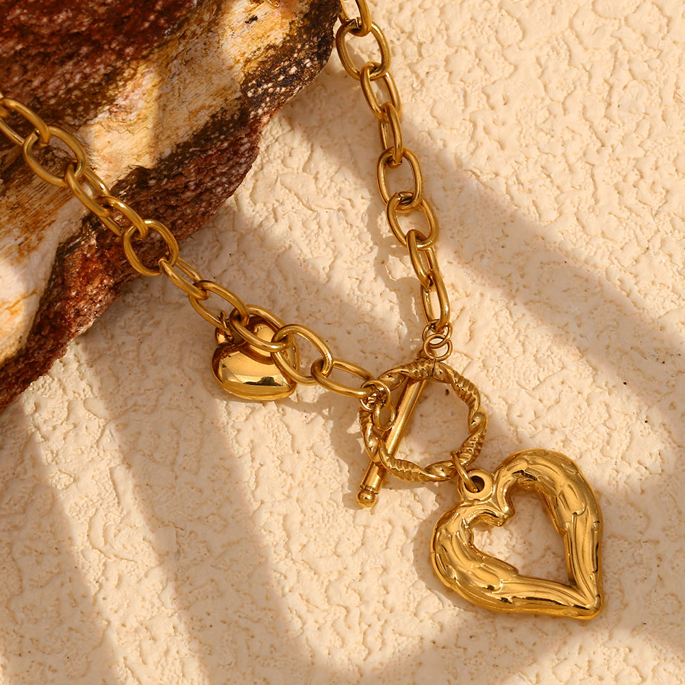 Bold Heart O-Link Necklace