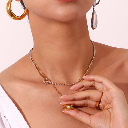 Pearl Clam Pendant Necklace