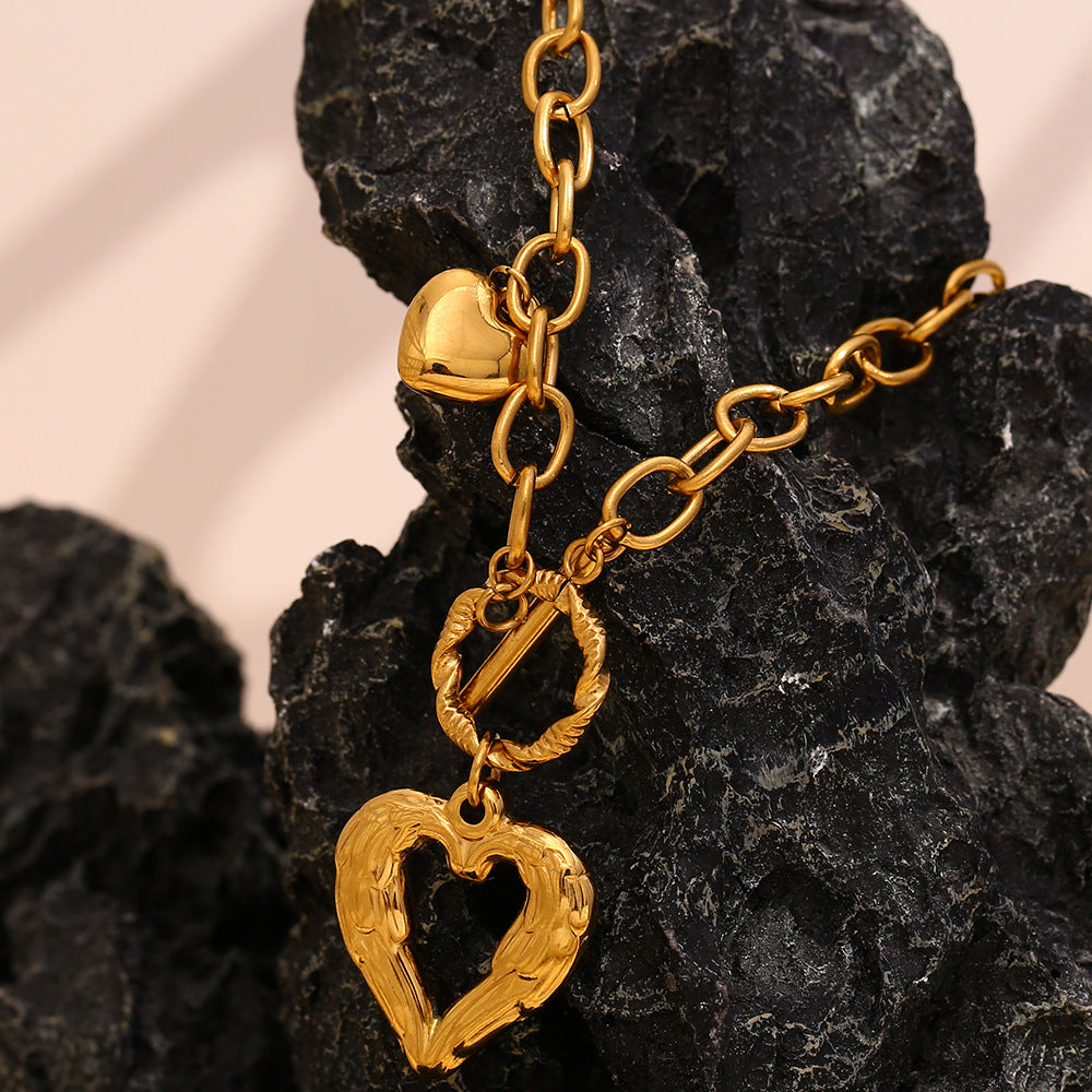 Bold Heart O-Link Necklace