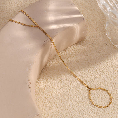 Hand Chain Ring Bracelet Combo