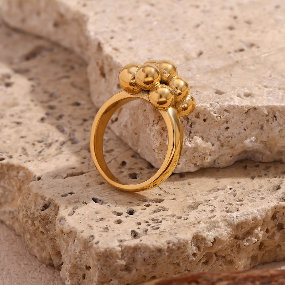 Gold Bubble Ring