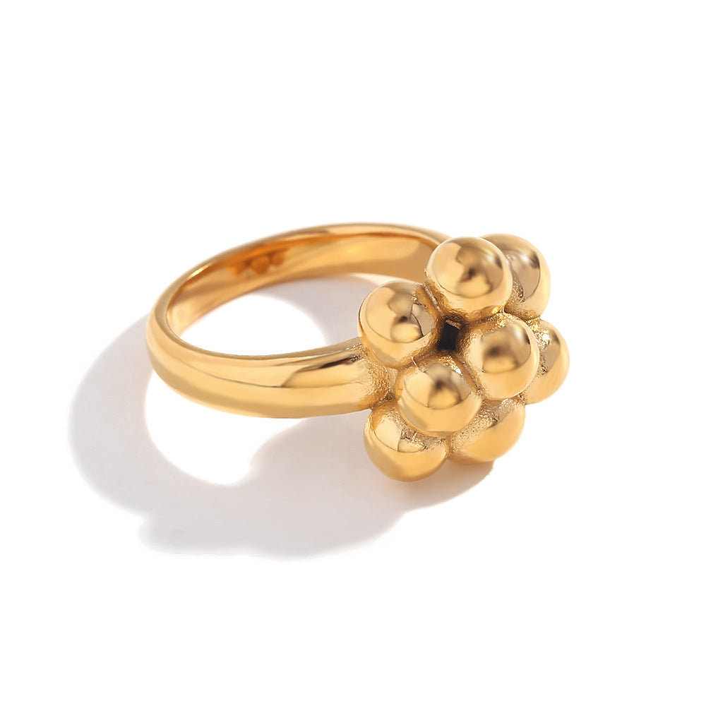 Gold Bubble Ring